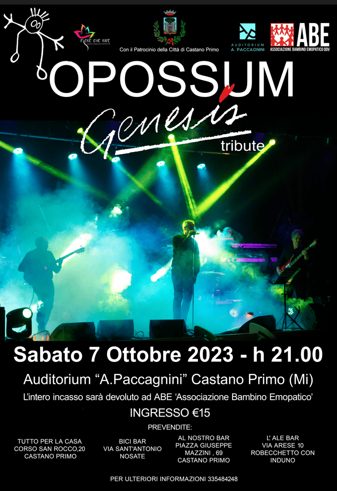 Opossum Genesis tribute per ABE – Castano Primo (MI)