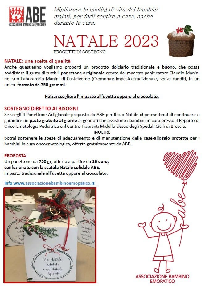 NATALE SOLIDALE 2023 – doppi panettoni