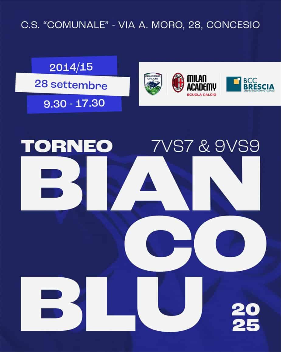 Torneo Bianco Blu 2025 – Annata 2014/15 – Concesio