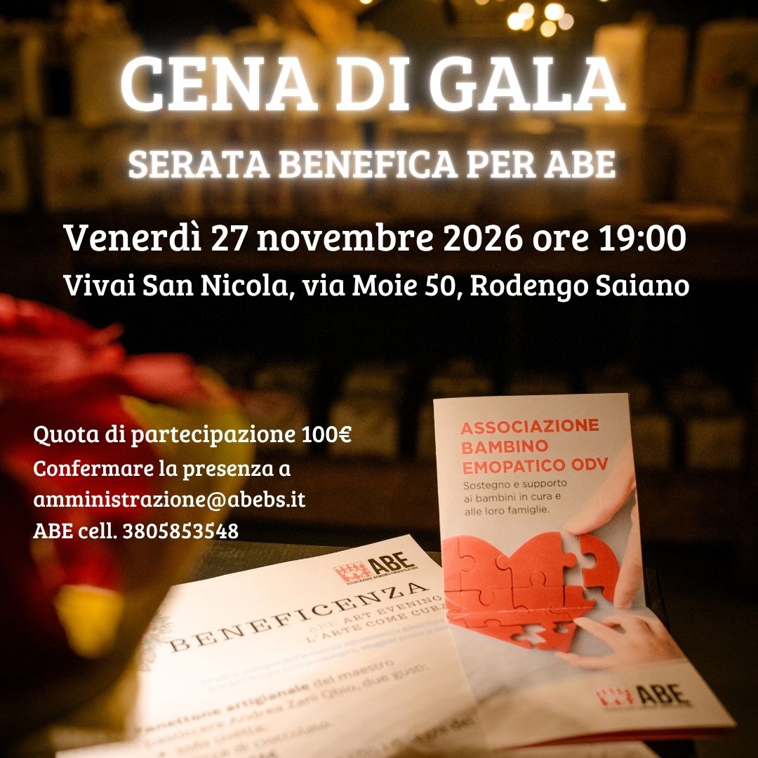 Cena di Gala – serata benefica per ABE