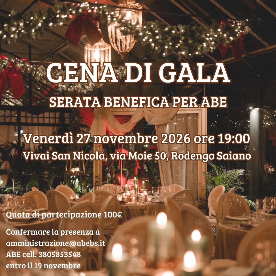Cena di Gala – serata benefica per ABE